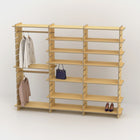 Shelvr Triple Bay Clothing Rack | H1835 x D390mm