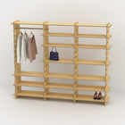 Shelvr Triple Bay Clothing Rack | H1835 x D390mm