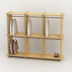 Shelvr Triple Bay Clothing Rack | H1835 x D590mm